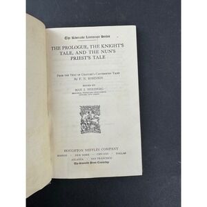 The Prologue The Knights Tale The Nuns Priest Tale Chaucer Riverside‎ Literature